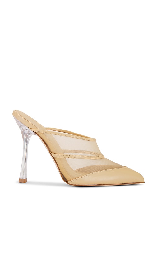 Shop Raye Juli Mule In Nude Mesh