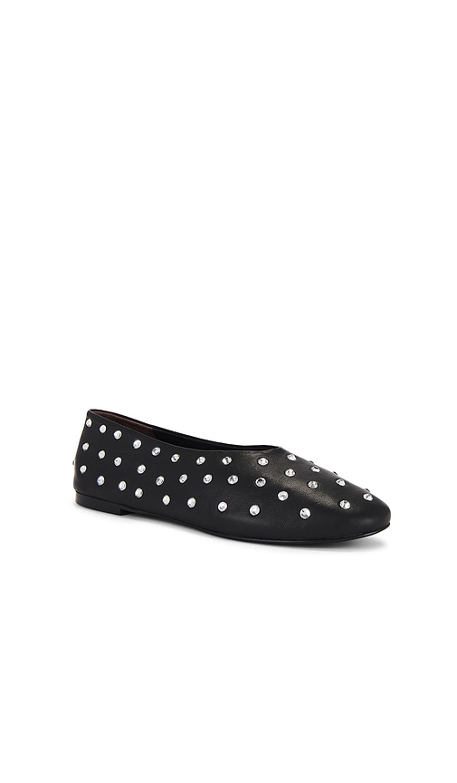 Shop Raye Adina Flat In Black