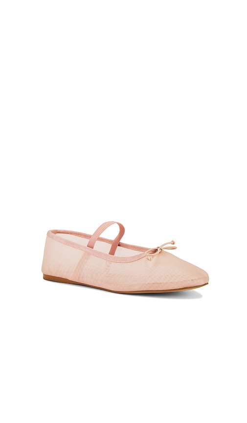 Shop Raye Mercedes Flat In Blush