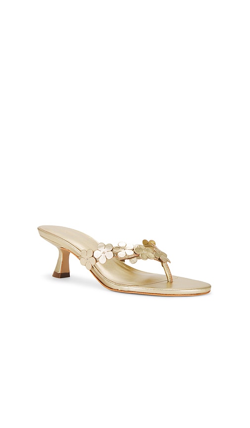 Zoey Sandal in Metallic Gold. - size 7.5 (also in 8) - RAYE - Modalova