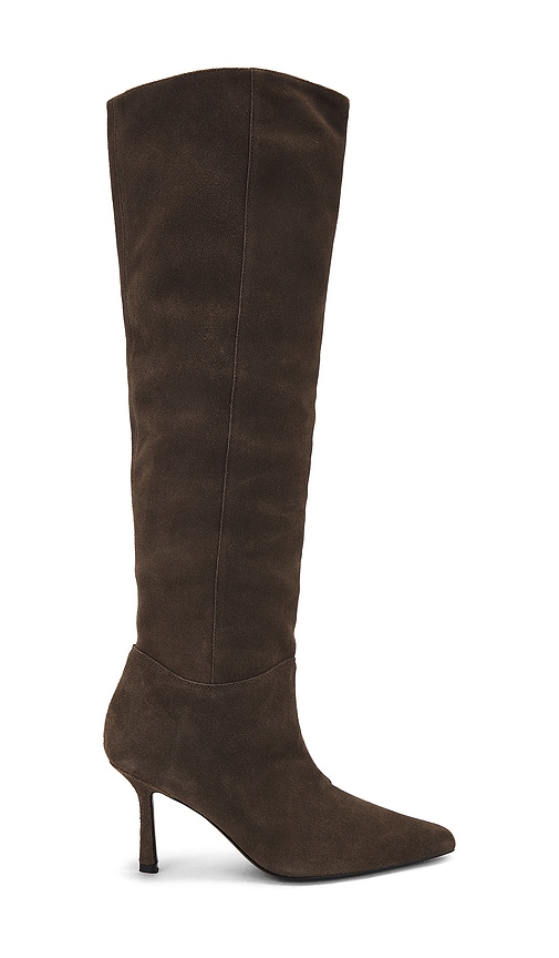 Shop Raye Dani Extended Calf Boot In Chocolate