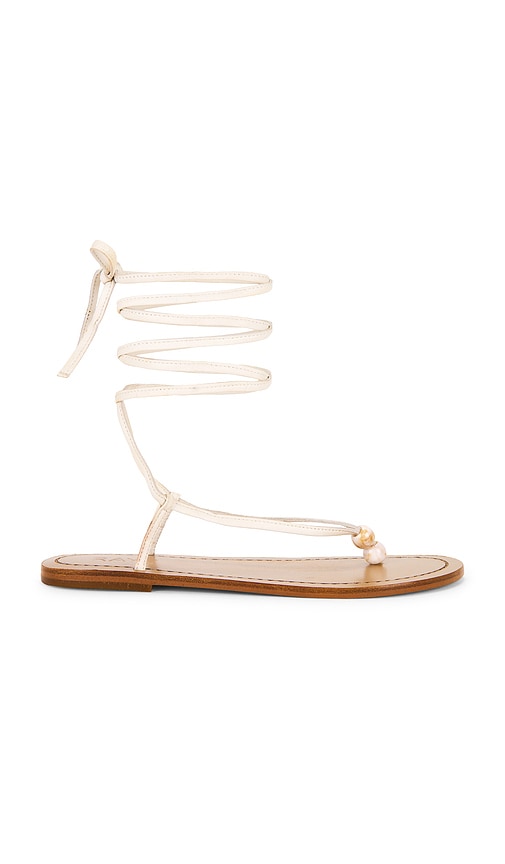 Eva Sandal in Ivory. - size 9.5 (also in 10, 5.5, 6, 6.5, 7, 7.5, 8, 8.5, 9)