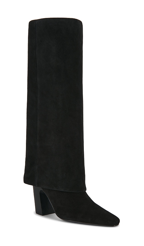 Raye Briella Fold Over Boot In Black