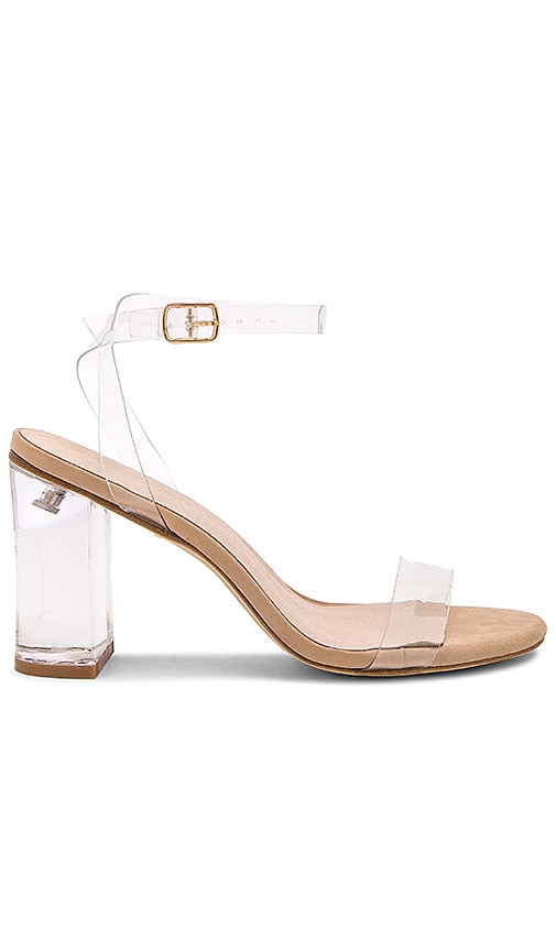 revolve clear heels