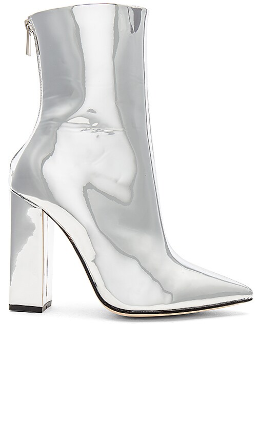 silver booties