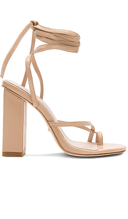 Raye online Jetty heels in nude and clear - 7