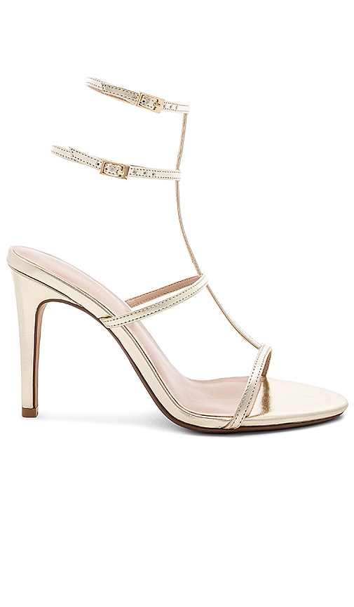 RAYE Mina Heel in Pale Gold | REVOLVE