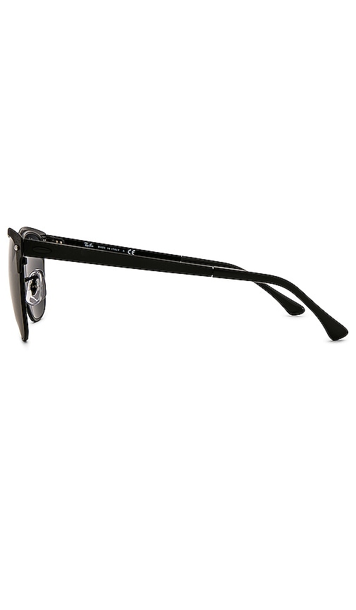  Ray-ban Clubmaster Metal Sunglasses In Black. 