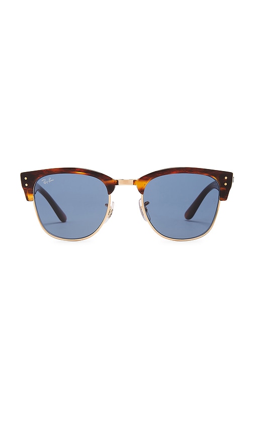 Shop Ray Ban Clubmaster Reverse Sunglasses In Brown