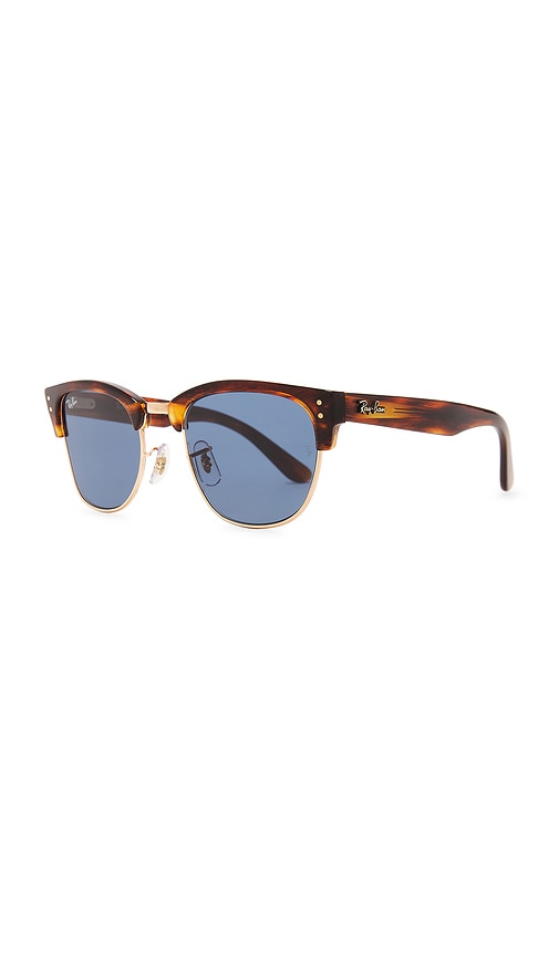 Shop Ray Ban Clubmaster Reverse Sunglasses In Brown