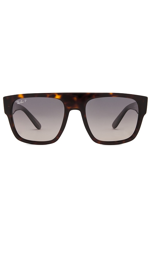 Shop Ray Ban Drifter Square Sunglasses In Black