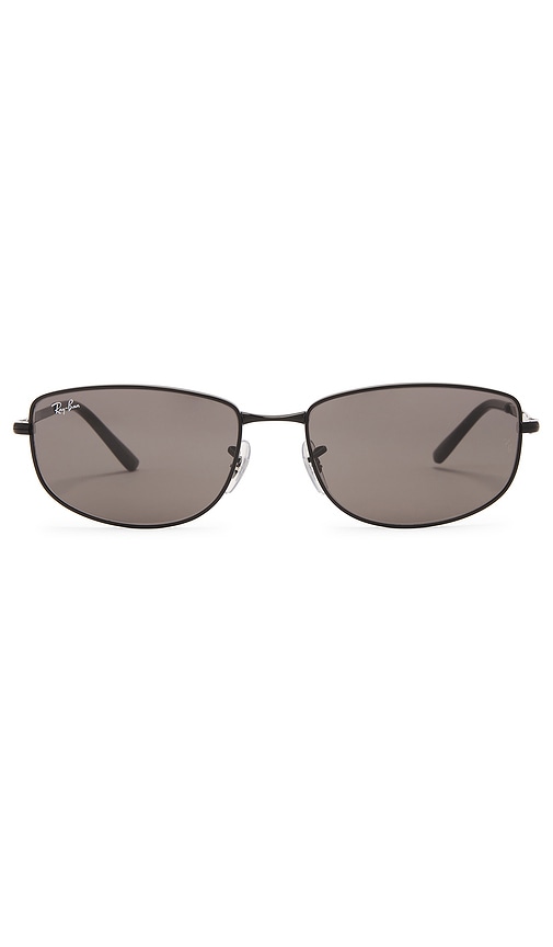 Shop Ray Ban Oval Sunglasses In Black