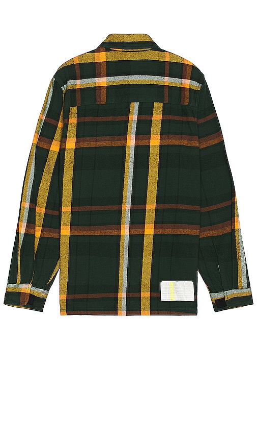 Shop Real Bad Man Flannel Shirt In Green