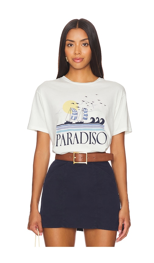 Shop Retro Brand Paradiso Tee In White