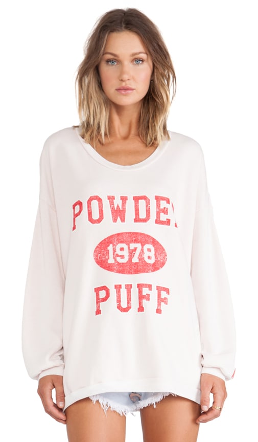 Powder Puff Strokes Warm Up Sweatshirt