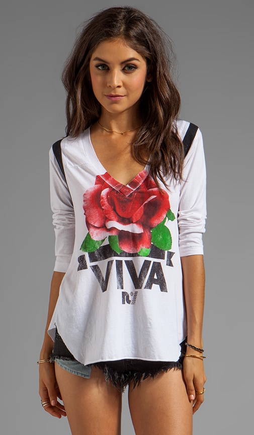 Viva Rose Football Tee