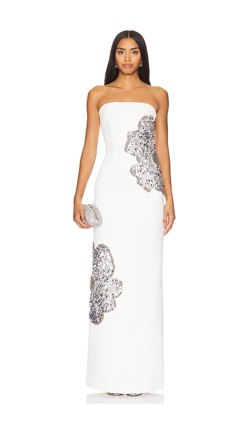 Rebecca Vallance Layana Gown in Ivory