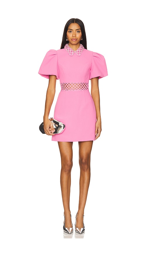 【REBECCA VALLANCE】Cabaret Roses Mini Dress シアープリーツ Cabaret Roses Mini Dress – Rebecca Vallance