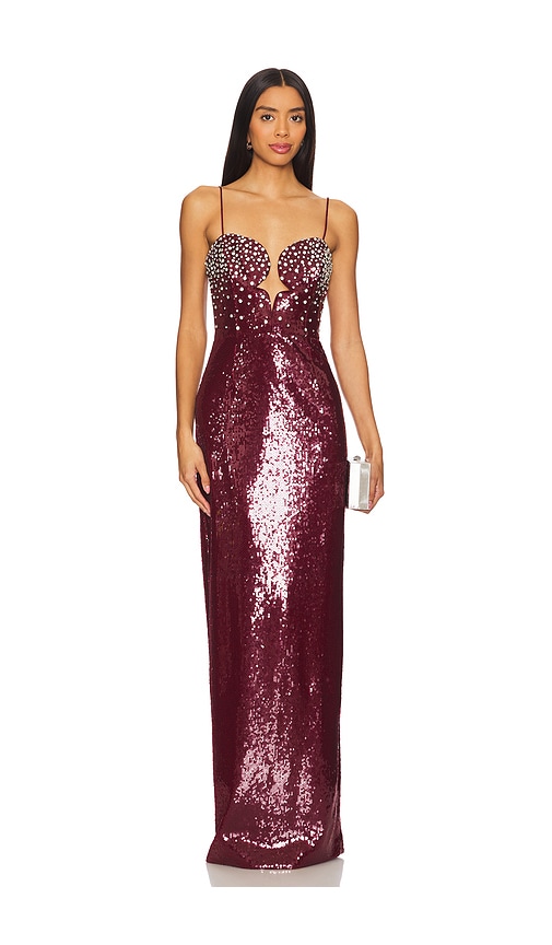 Rebecca Vallance Zelda Gown in Red
