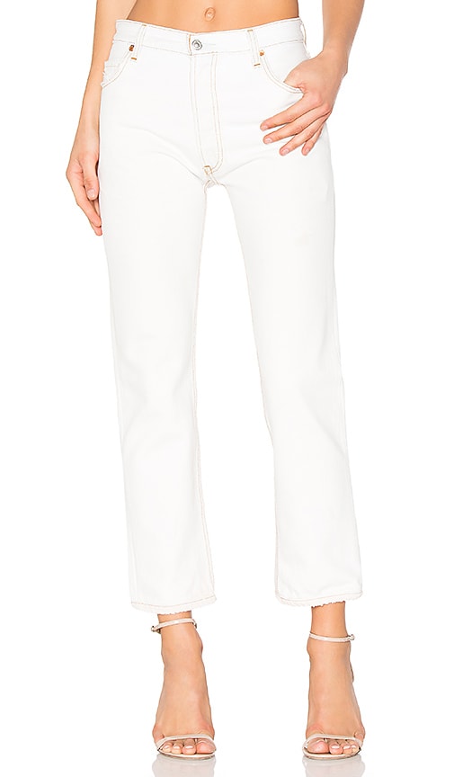 re/done white jeans