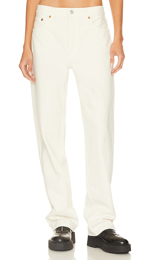 RE/DONE LONG LOOSE 直筒长裤 – 复古白色
