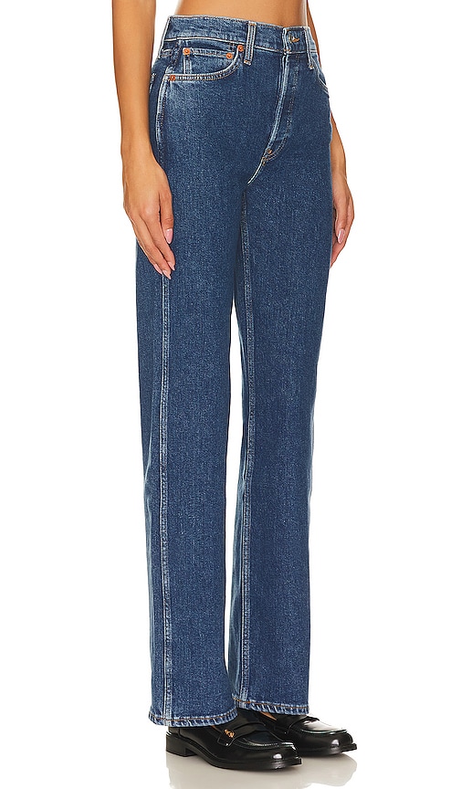 Shop Re/done Originals 90s High Rise Loose In Western Rinse