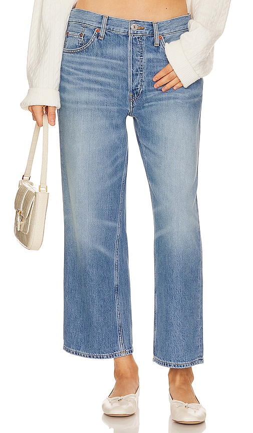 Re/done Blue Loose Jeans