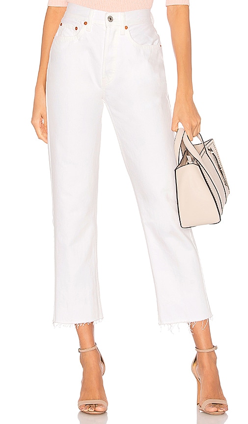 re/done white jeans