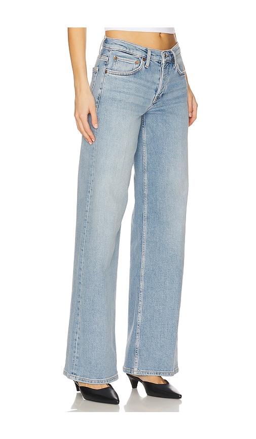 RE/DONE MID RISE WIDE LEG.