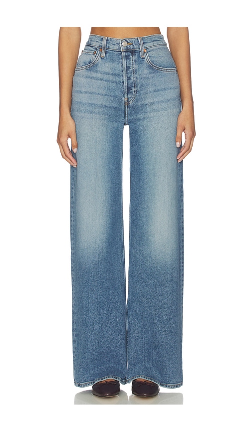 RE/DONE High Rise Wide Leg Jeans