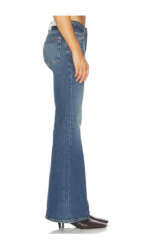  Re/done The Strutter Wide Leg & Flare Jean In Blue. Size 24. Also In 25, 26, 27, 28, 29, 30, 31, 32. 