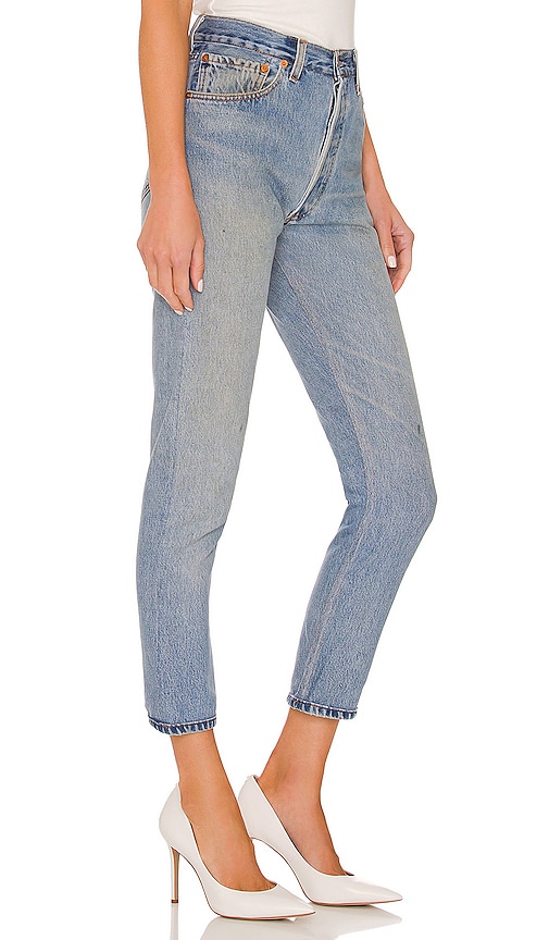 high rise ankle crop levi's
