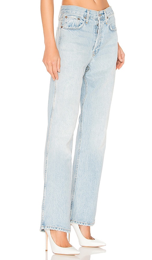 redone low slung jeans