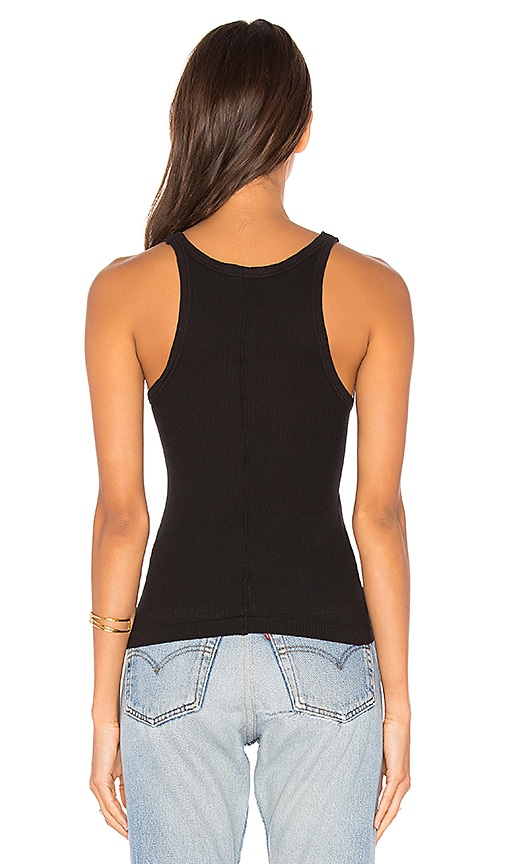  Re/done Geripptes Top In Black. Größe S. Also In Xs, M, L. 