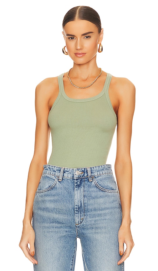 RE/DONE X HANES RIBBED TANK TOP