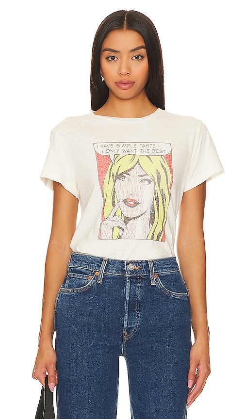 RE/DONE Classic Tee Simple Taste in Vintage White
