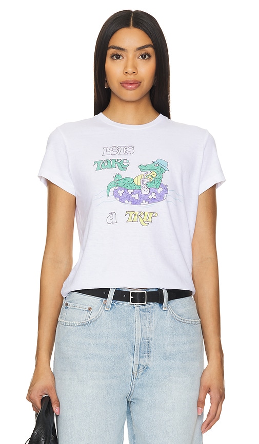 1950s Boxy Tee Optic White