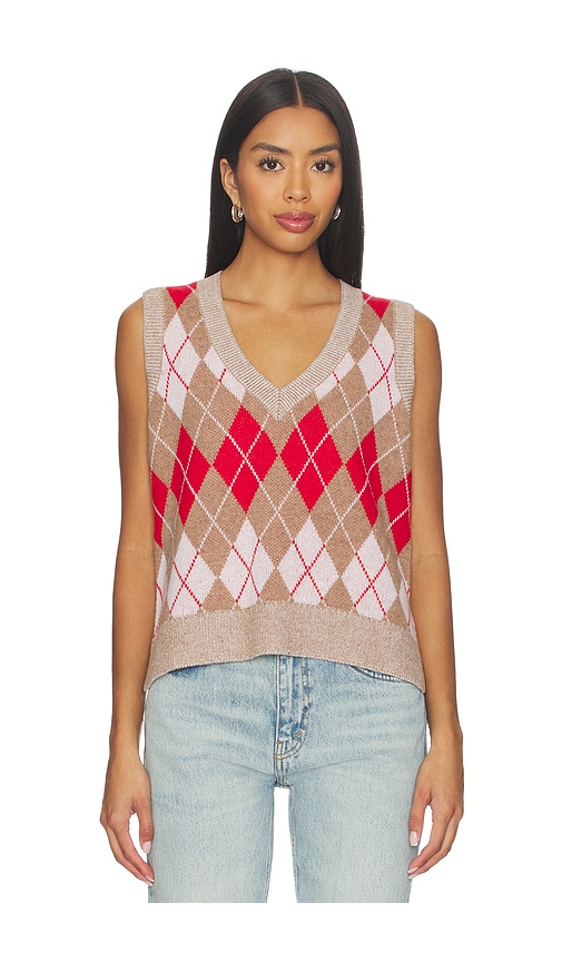 Re/done Argyle Vest