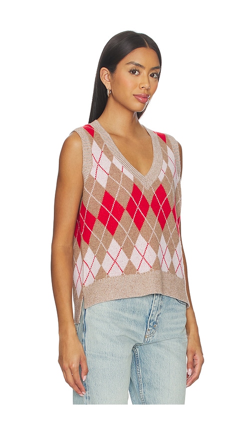 Re/done Argyle Vest