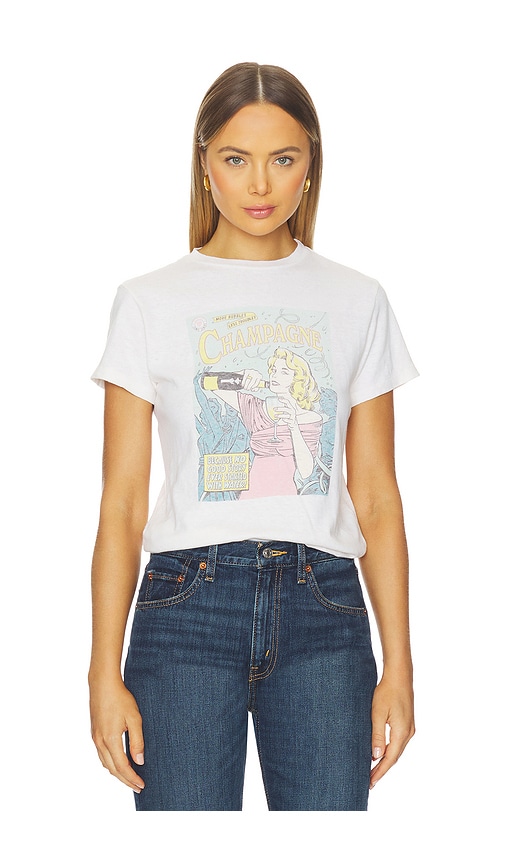 Bubbles Classic Tee in White. - size L (also in M, S, XS) - RE/DONE - Modalova