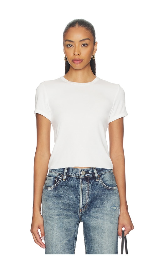 RE/DONE 90's Ribbed Cap Sleeve Tee