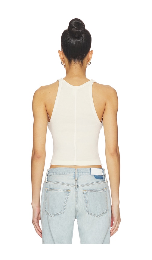  Re/done Tank-top V Cut In Ivory. Größe Xs. Also In M, L. 