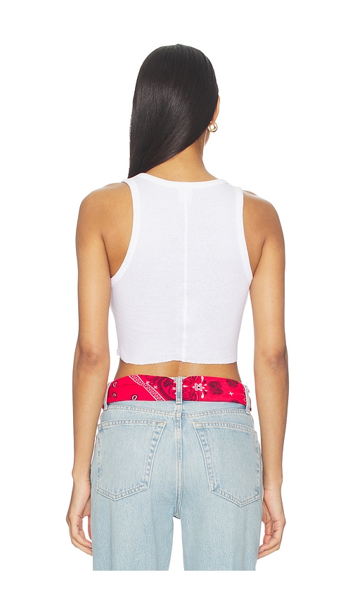  Re/done Top Cropped 60s In White. Größe Xs. Also In M, L. 