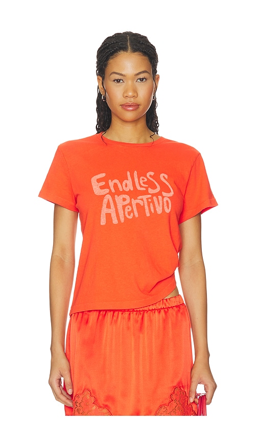 RE/DONE Classic Tee Endless Apertivo