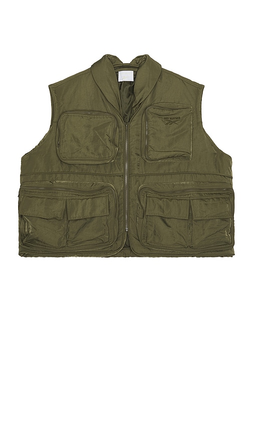 Reebok x Hed Mayner Pocketed Vest in Green