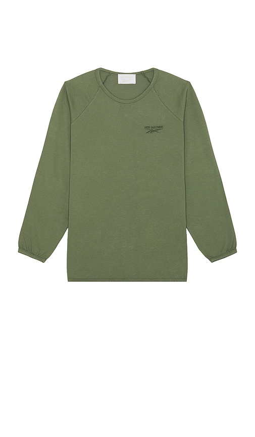 Shop Reebok X Hed Mayner Long Sleeve T-shirt In Army Green