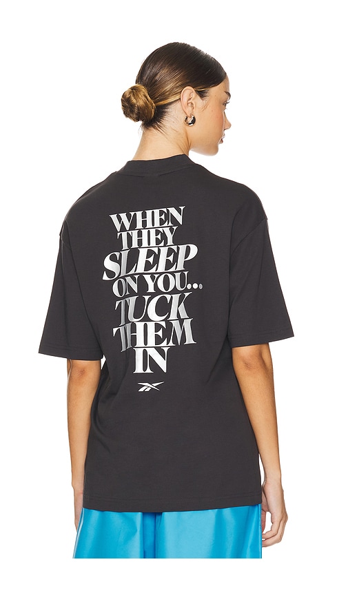 Shop Reebok X Angel Graphic Tee In 워싱 블랙