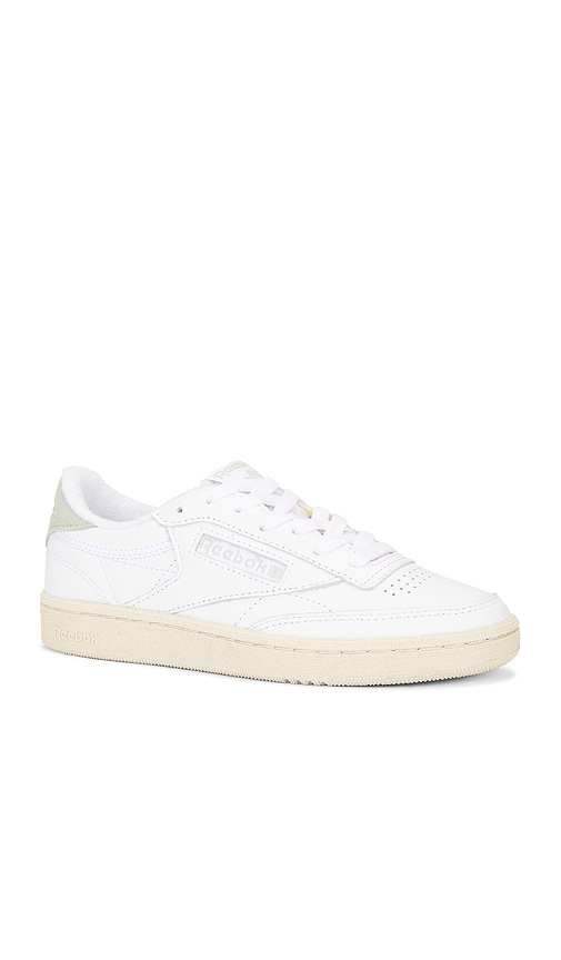 Shop Reebok Club C 85 Vintage Sneaker In White  Paper White  & Vintage Green