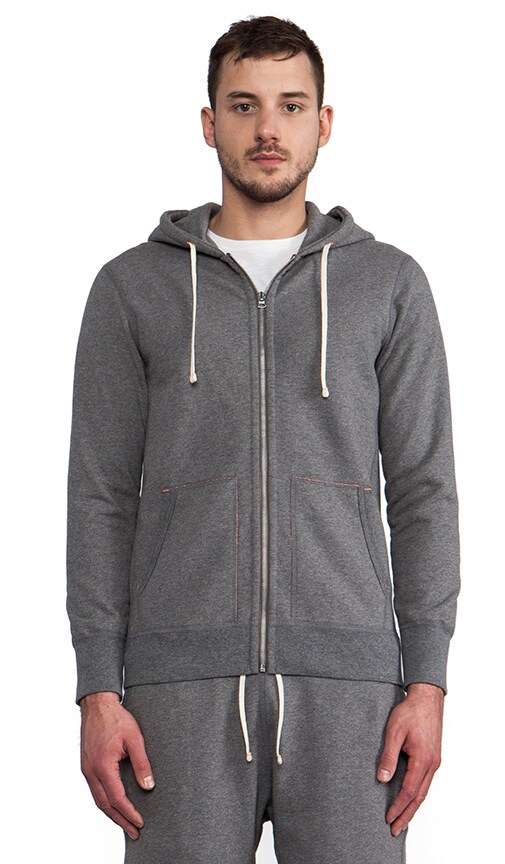 reigning champ full zip hoodie