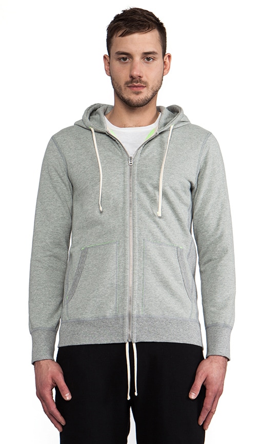 reigning champ full zip hoodie